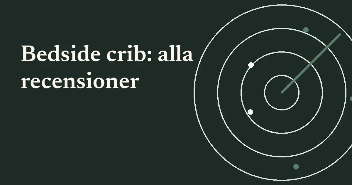 Bedside crib: alla recensioner